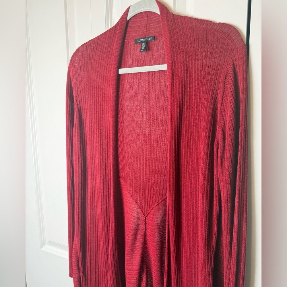 Eileen Fisher Silk/cotton blend cardigan - Picture 2 of 5
